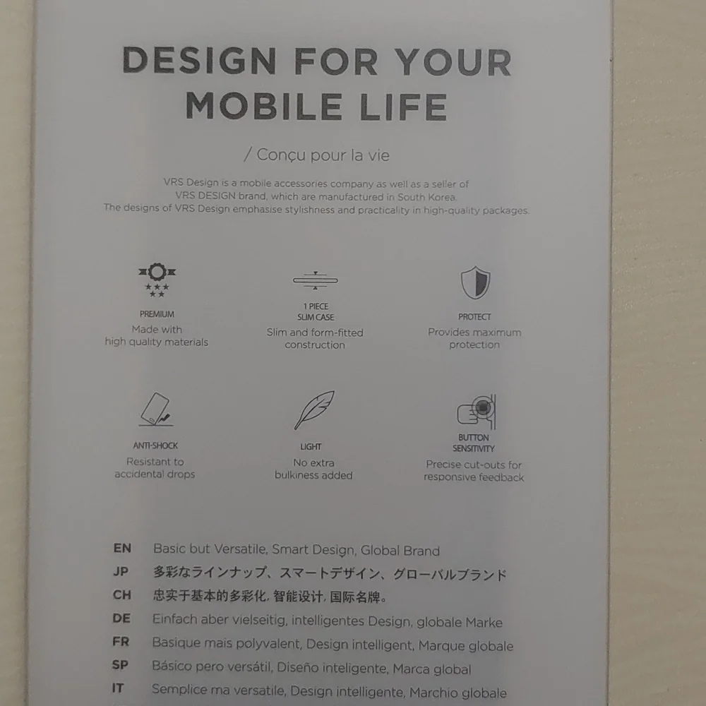 VRS Design iPhone 13Pro Phone Case NIB